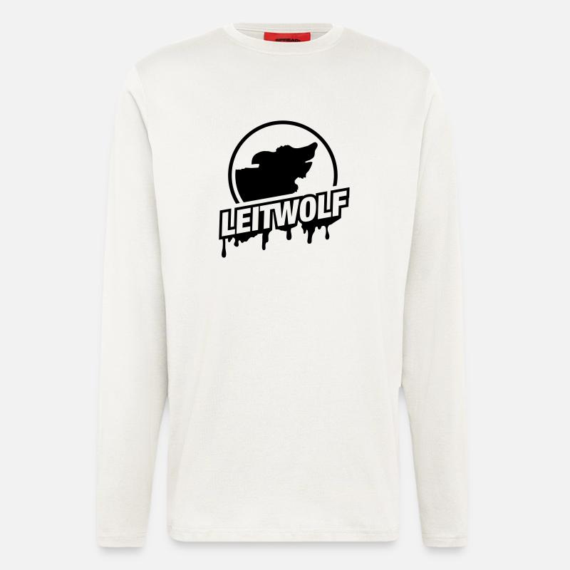 leitwolf_ra1 - Langarmshirt - made by SPREAD  - OFF WHITE