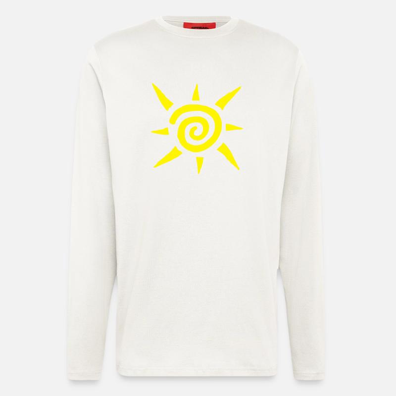 Sonne - Langarmshirt - made by SPREAD  - OFF WHITE