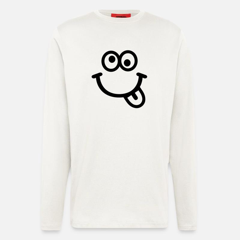 Smiley - Longsleeve - made by SPREAD  - OFF WHITE