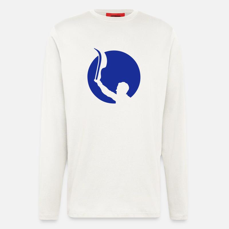 Basque pelota buffer 2 logo - Longsleeve - made by SPREAD  - OFF WHITE