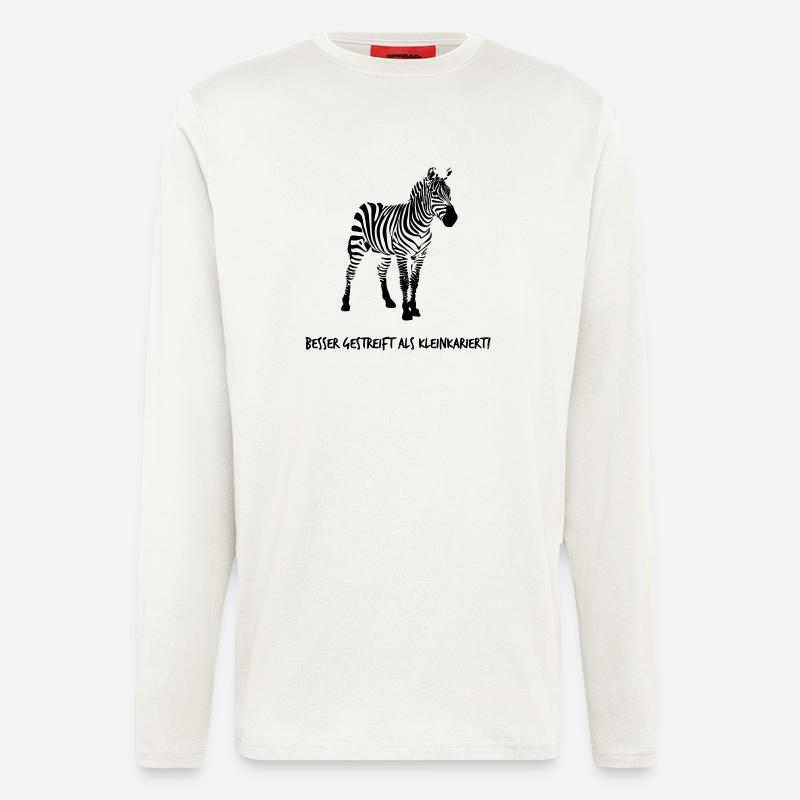 Zebra - Langarmshirt - made by SPREAD  - OFF WHITE