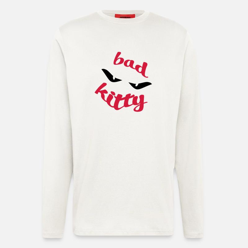 katze - Langarmshirt - made by SPREAD - OFF WHITE