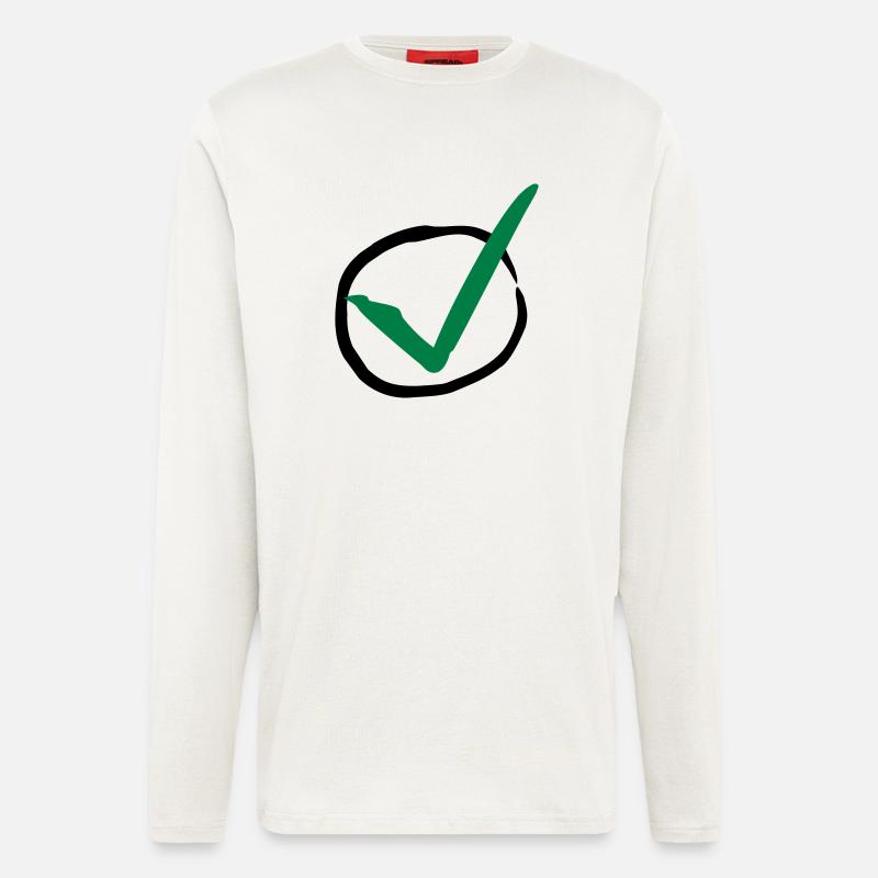 Checkmark - Longsleeve - made by SPREAD  - OFF WHITE