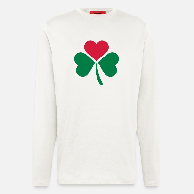 Shamrock - Longsleeve - made by SPREAD  - OFF WHITE