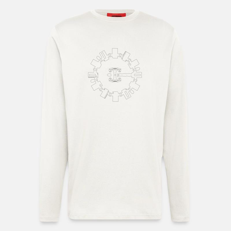 Interstellar_Endurance_w - Langarmshirt - made by SPREAD  - OFF WHITE
