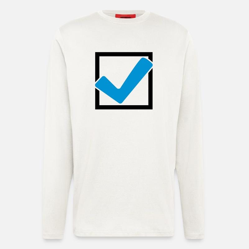 Rectangular hook logo - Longsleeve - made by SPREAD  - OFF WHITE