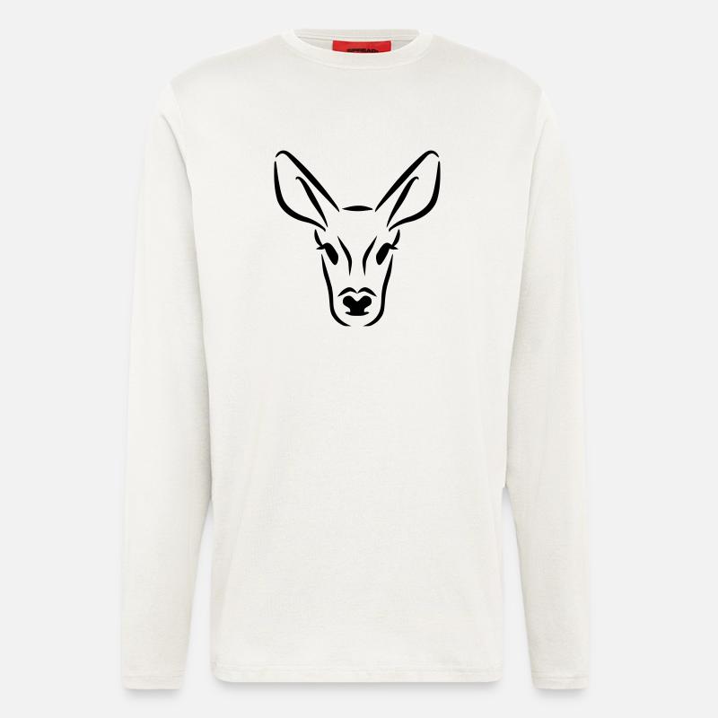 Deer - Longsleeve - made by SPREAD  - OFF WHITE