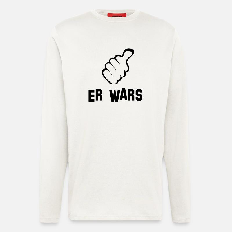 er_wars_daumen - Langarmshirt - made by SPREAD  - OFF WHITE