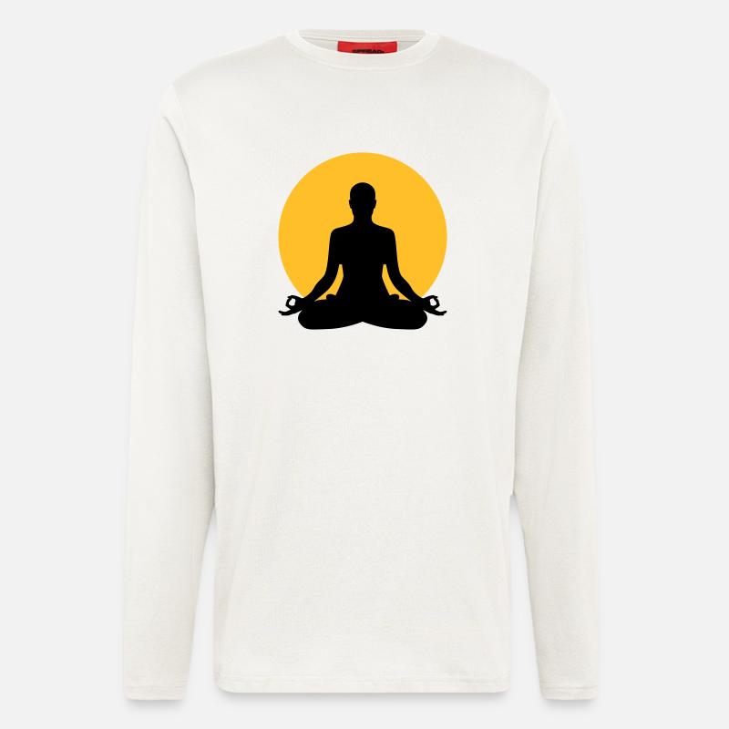 Meditation - Langarmshirt - made by SPREAD  - OFF WHITE
