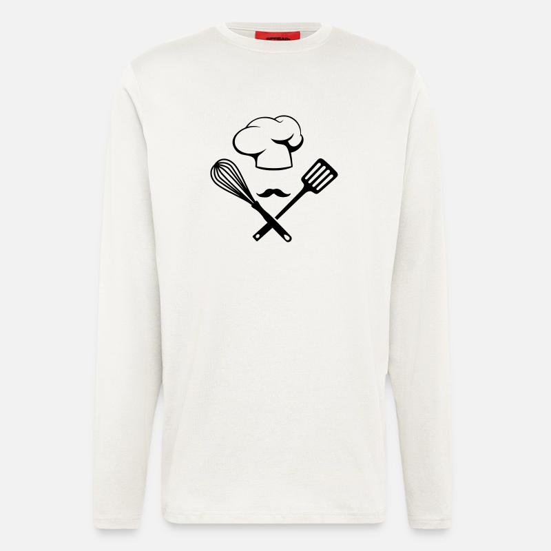 Koch Chef - Langarmshirt - made by SPREAD  - OFF WHITE