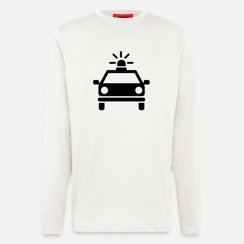 Polizei - Langarmshirt - made by SPREAD  - OFF WHITE