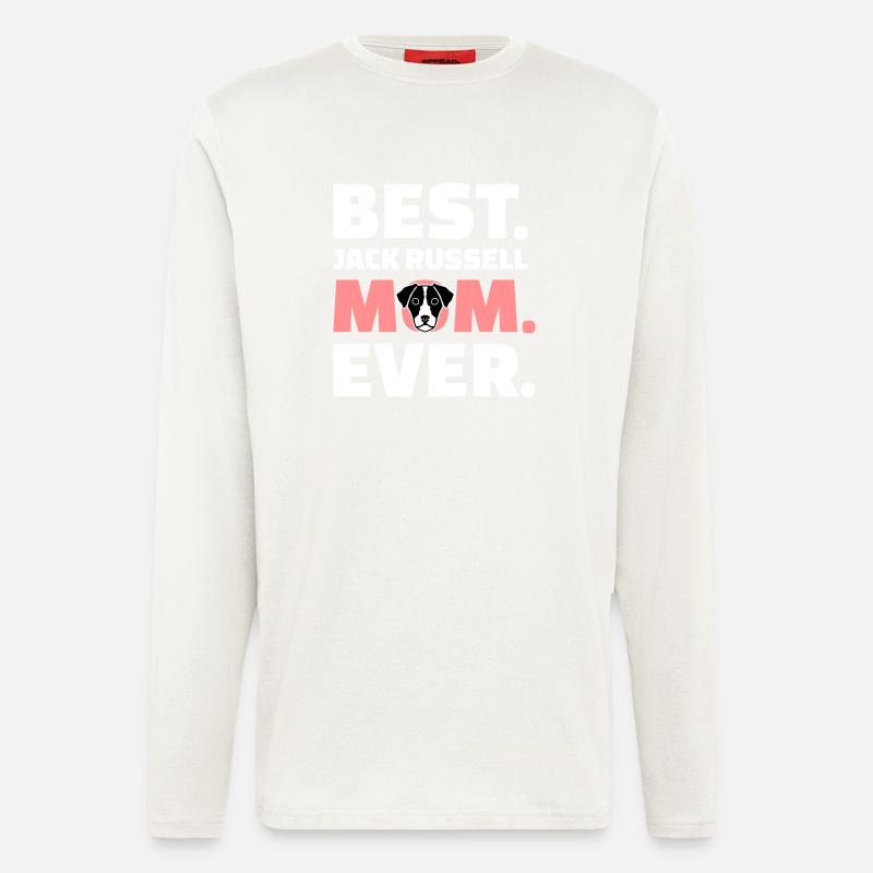 Jack Russell - Langarmshirt - made by SPREAD  - OFF WHITE