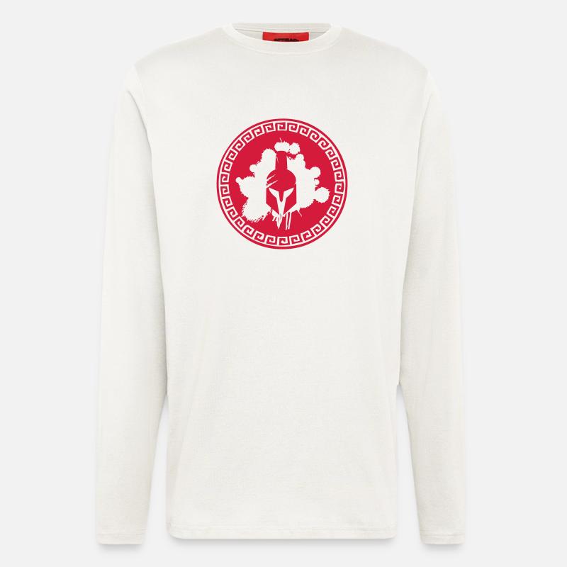 sparta_blood_1 - Langarmshirt - made by SPREAD  - OFF WHITE
