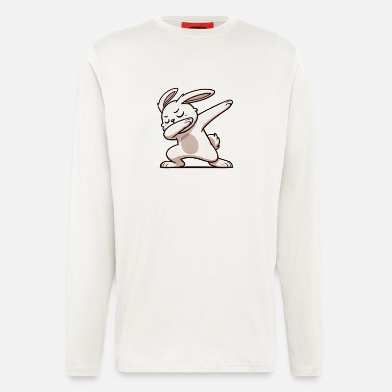 Rabbit Rabbit Dabbing - Longsleeve - made by SPREAD  - OFF WHITE