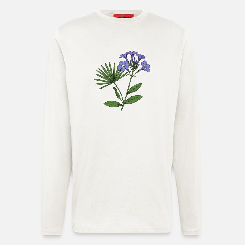 Babiana stricta - Langarmshirt - made by SPREAD - OFF WHITE