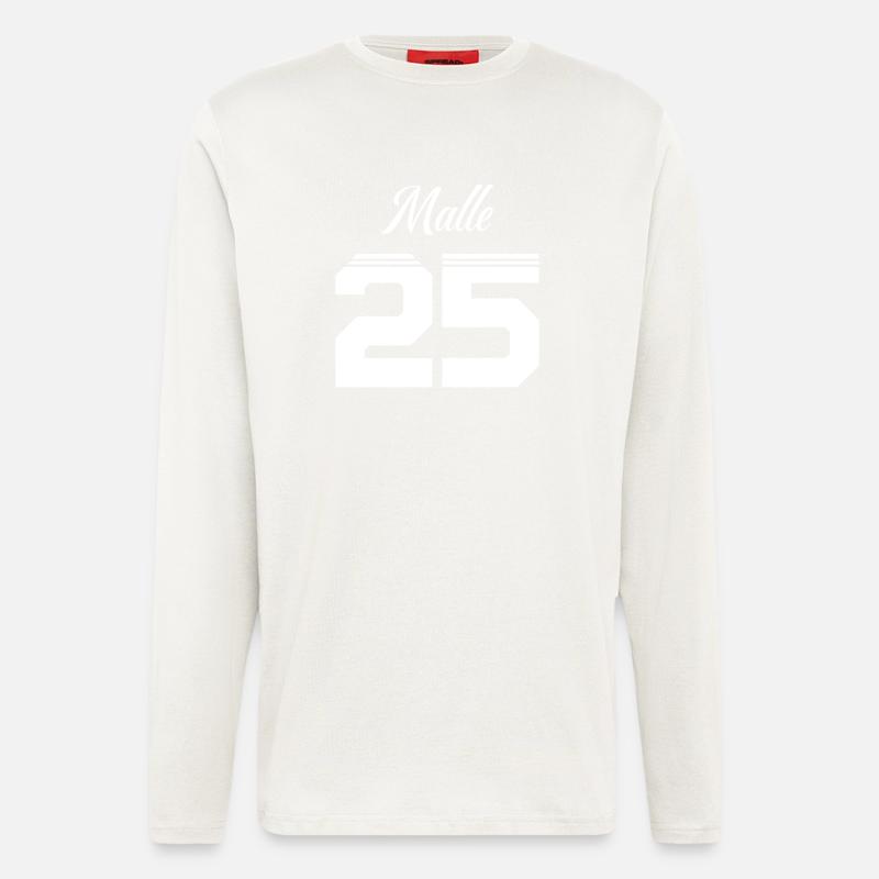 Maillot Malle 2025 - Manches longues bio décontracté fabriqué en UE - OFF WHITE