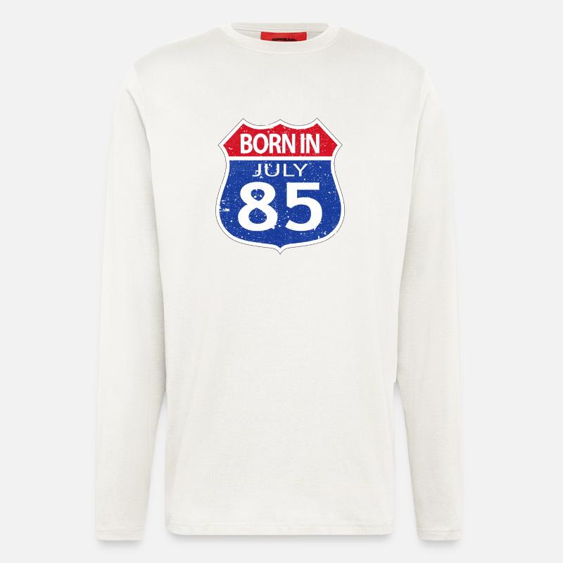 Born in July 1985 - Longsleeve - made by SPREAD  - OFF WHITE