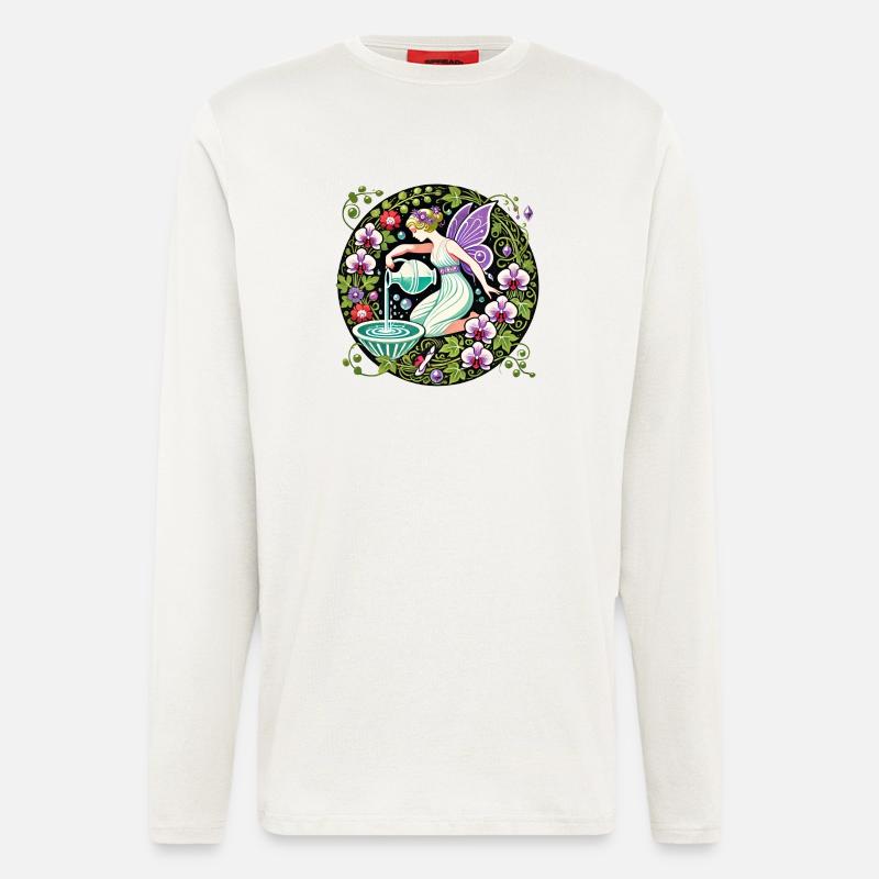 Wassermann Fee - Langarmshirt - made by SPREAD  - OFF WHITE