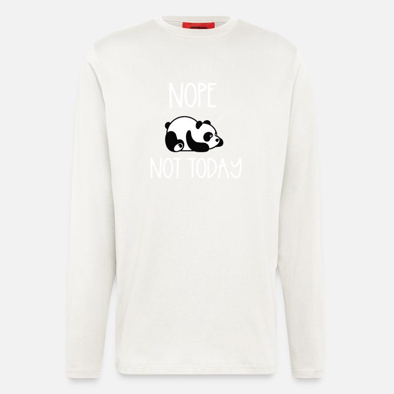 Nope not today panda - Longsleeve - made by SPREAD  - OFF WHITE