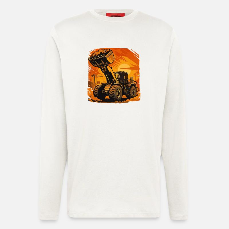 Radlader - Langarmshirt - made by SPREAD  - OFF WHITE