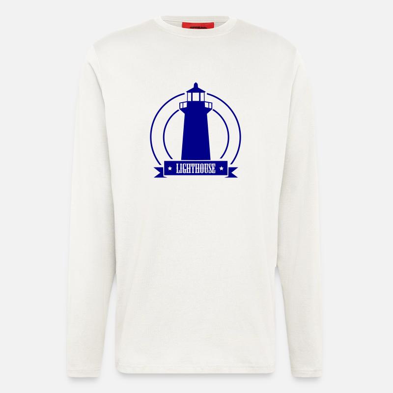 lighthouse 01 - Langarmshirt - made by SPREAD  - OFF WHITE