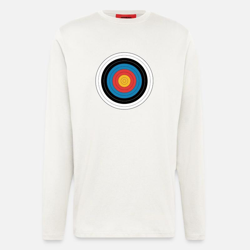 Target Archery Pop Art Graphic - Longsleeve - made by SPREAD  - OFF WHITE
