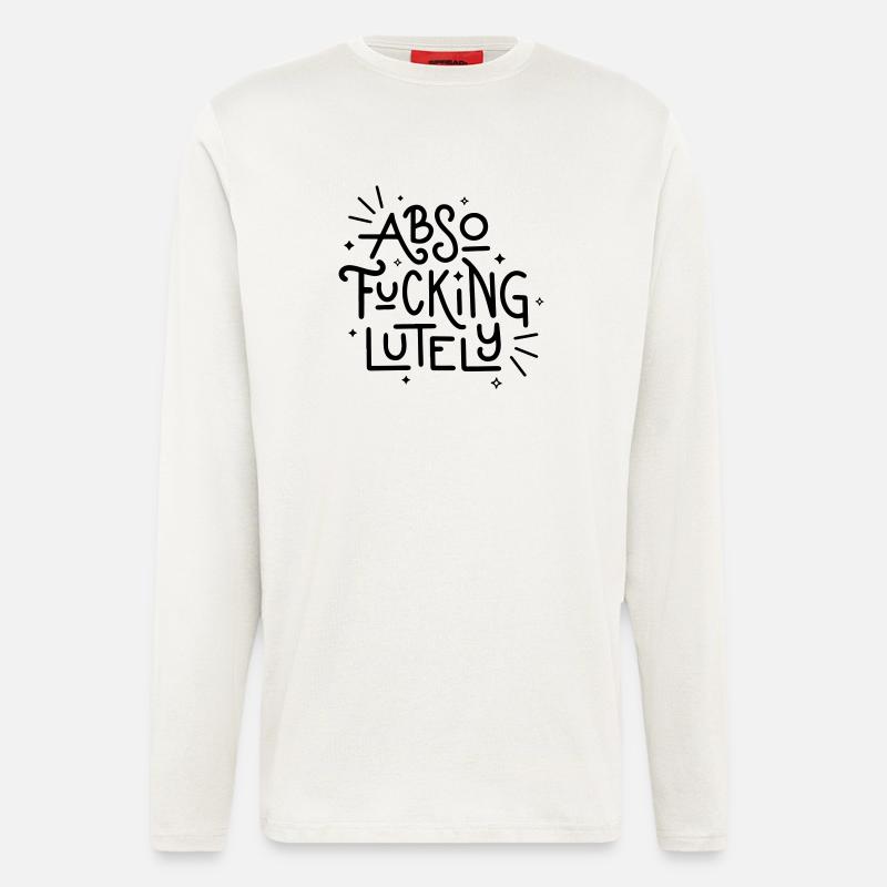 Absofuckinglutely - Langarmshirt - made by SPREAD  - OFF WHITE