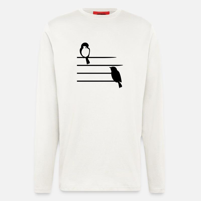 Sparrows - Longsleeve - made by SPREAD  - OFF WHITE