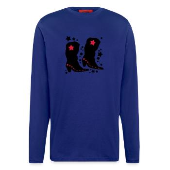 Cowboy Boots - Longsleeve - made by SPREAD  - OFF WHITE - Front