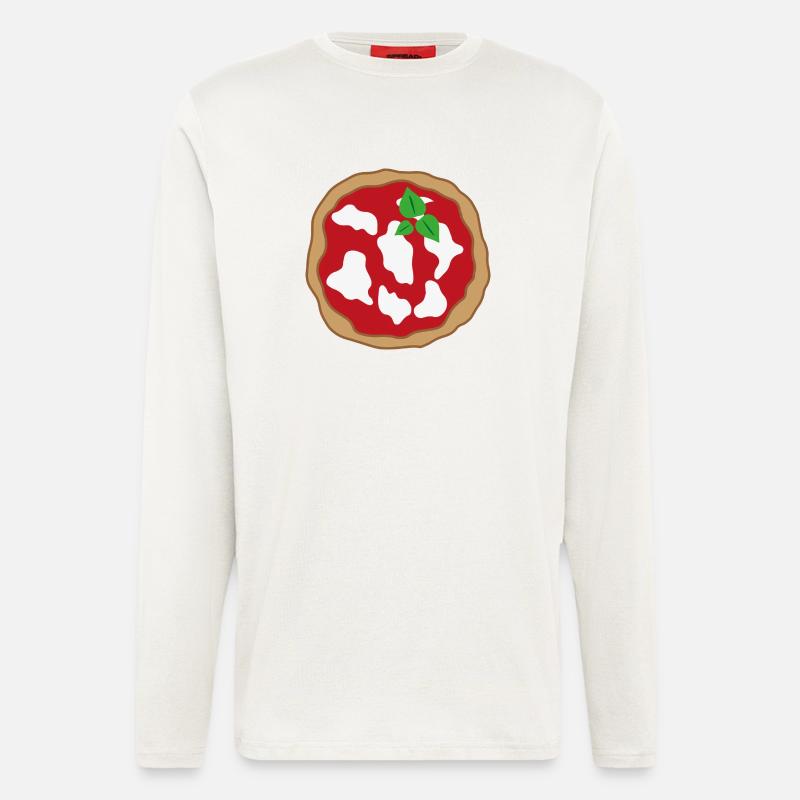 Pizza - Langarmshirt - made by SPREAD  - OFF WHITE