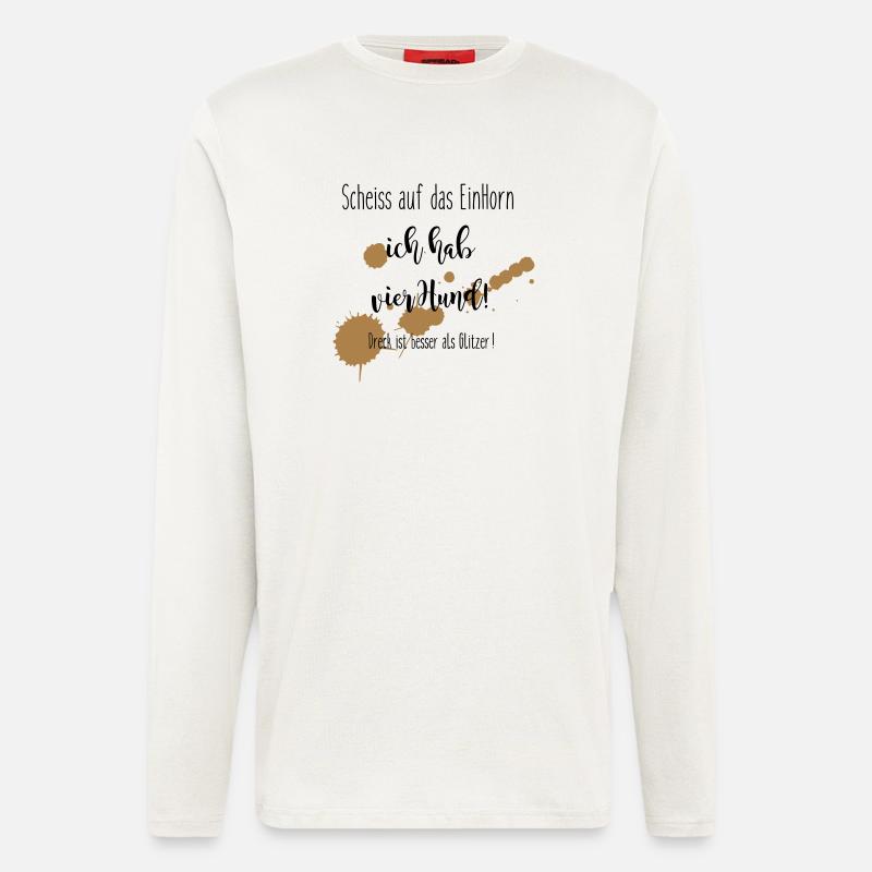 1Horn-4Hund - Langarmshirt - made by SPREAD  - OFF WHITE