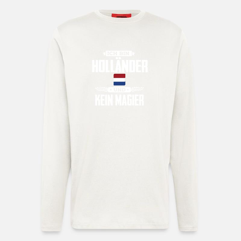 Ich bin Holländer - Langarmshirt - made by SPREAD  - OFF WHITE