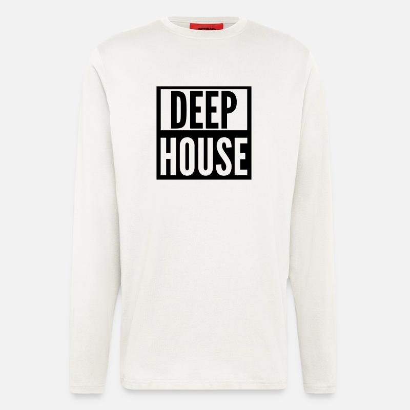 deep house - Longsleeve - made by SPREAD  - OFF WHITE