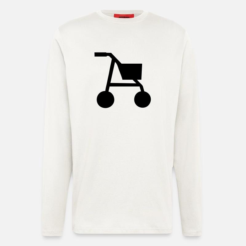 Rollators symbol - Longsleeve - made by SPREAD  - OFF WHITE