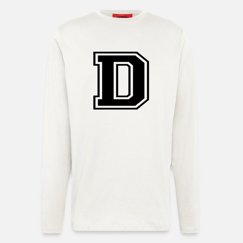 D - Manches longues bio décontracté fabriqué en UE - OFF WHITE