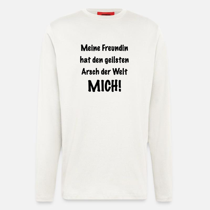geiler Arsch - Langarmshirt - made by SPREAD  - OFF WHITE