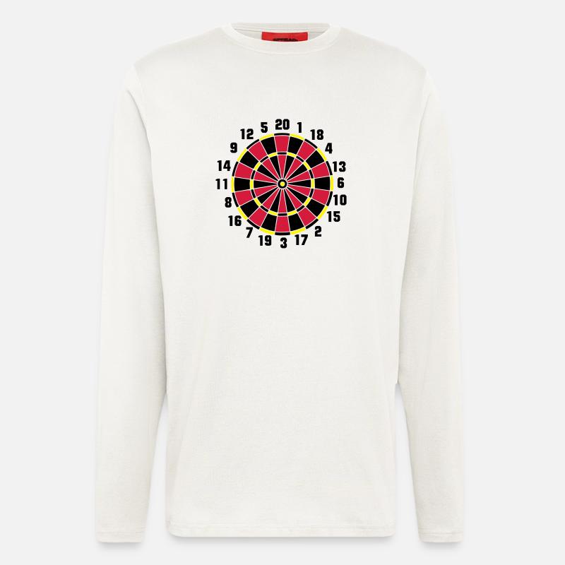 Dartboard - Langarmshirt - made by SPREAD  - OFF WHITE
