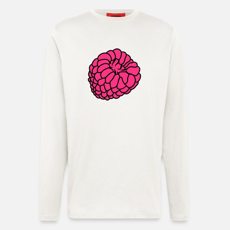 raspberry berries - Longsleeve - made by SPREAD  - OFF WHITE