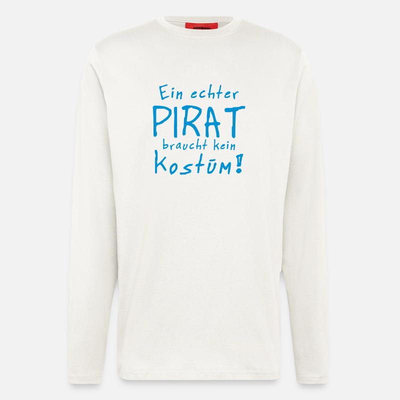 ein echter pirat kostüm - Langarmshirt - made by SPREAD  - OFF WHITE