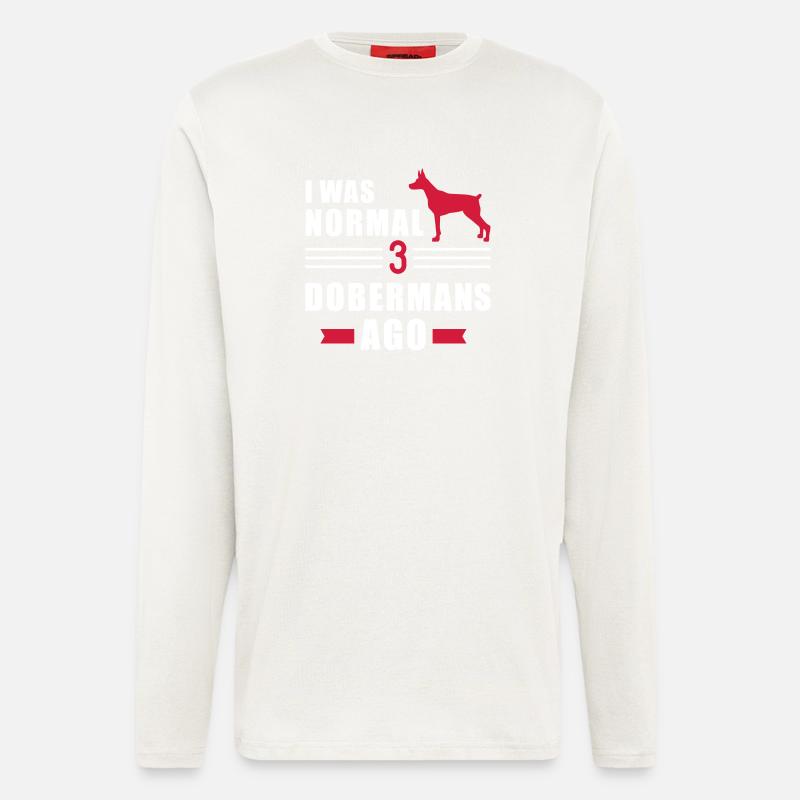 Dobermann - Langarmshirt - made by SPREAD  - OFF WHITE