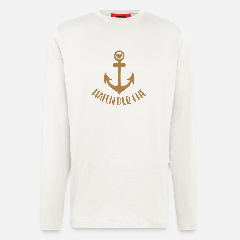 hafen_der_ehe - Langarmshirt - made by SPREAD  - OFF WHITE