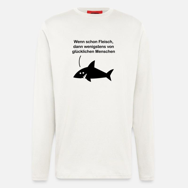 Fleisch - Langarmshirt - made by SPREAD  - OFF WHITE
