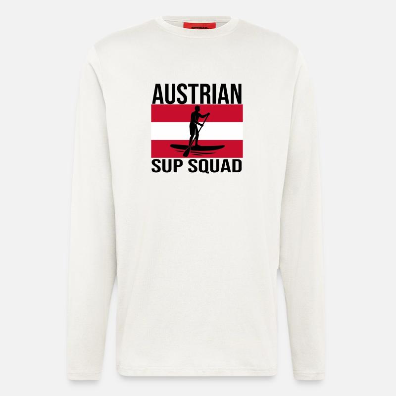 Austrian SUP Crew Paddle Shirt - Longsleeve - made by SPREAD  - OFF WHITE