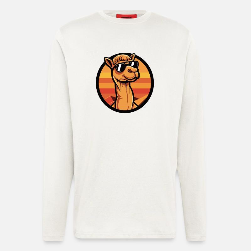 Camel Comic Cool - Longsleeve - made by SPREAD  - OFF WHITE