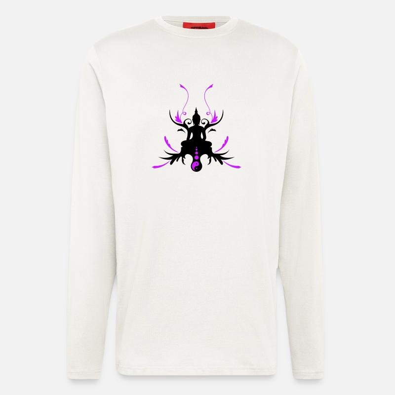 buddha_2f - Longsleeve - made by SPREAD  - OFF WHITE