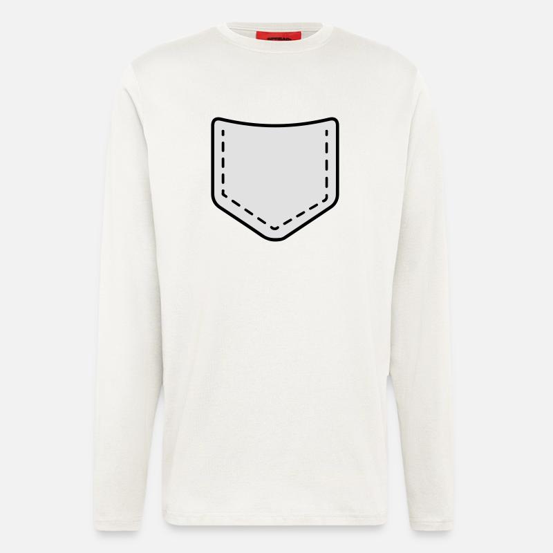 Tasche - Langarmshirt - made by SPREAD  - OFF WHITE