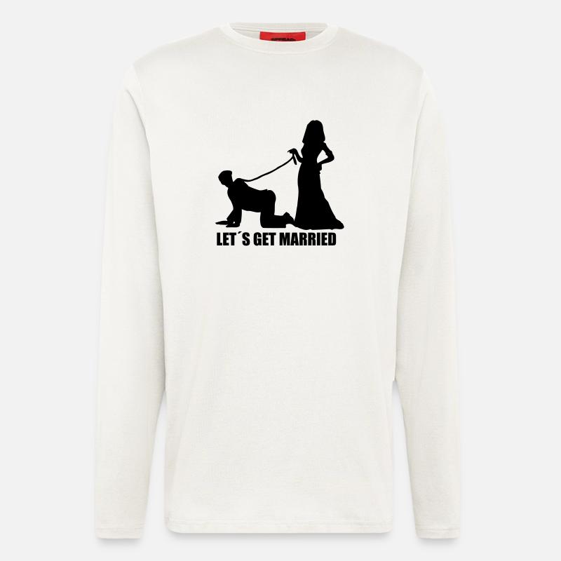 Let s get married - Longsleeve - made by SPREAD  - OFF WHITE
