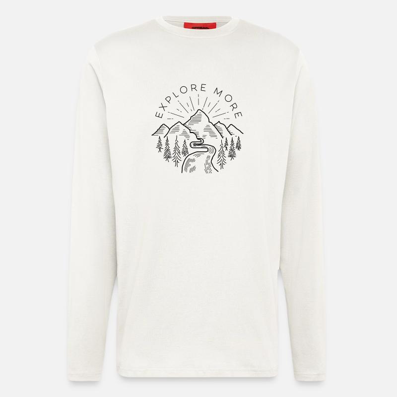 Explore more - Langarmshirt - made by SPREAD  - OFF WHITE