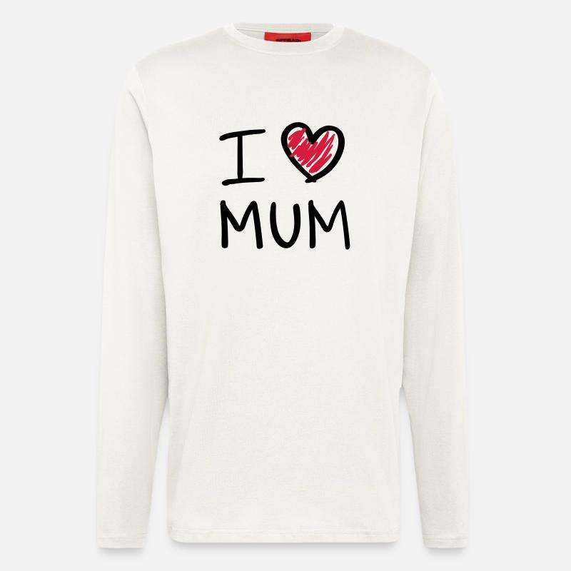 i love mum - Langarmshirt - made by SPREAD  - OFF WHITE