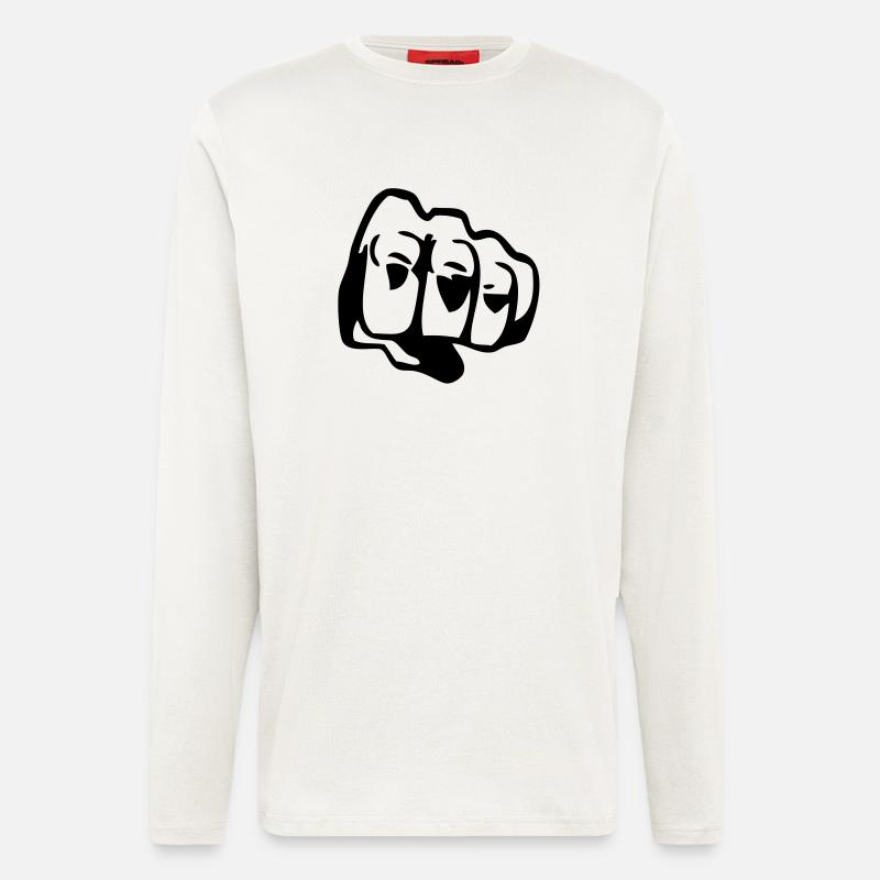 fist - Longsleeve - made by SPREAD  - OFF WHITE
